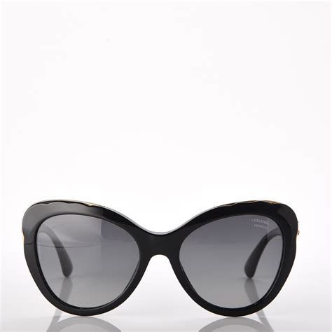 chanel bijou cat eye sunglasses|Cat Eye Sunglasses .